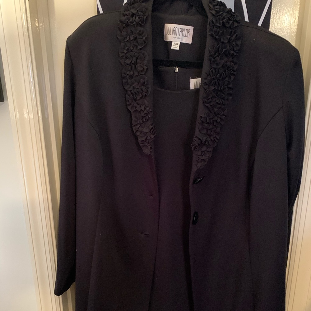 Plus size 2 piece dress and jacket